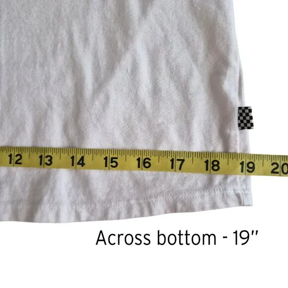 VANS Baseball Style Raglan Long Sleeve Tee White / Black / Pink Graphic Size M - Picture 10 of 14